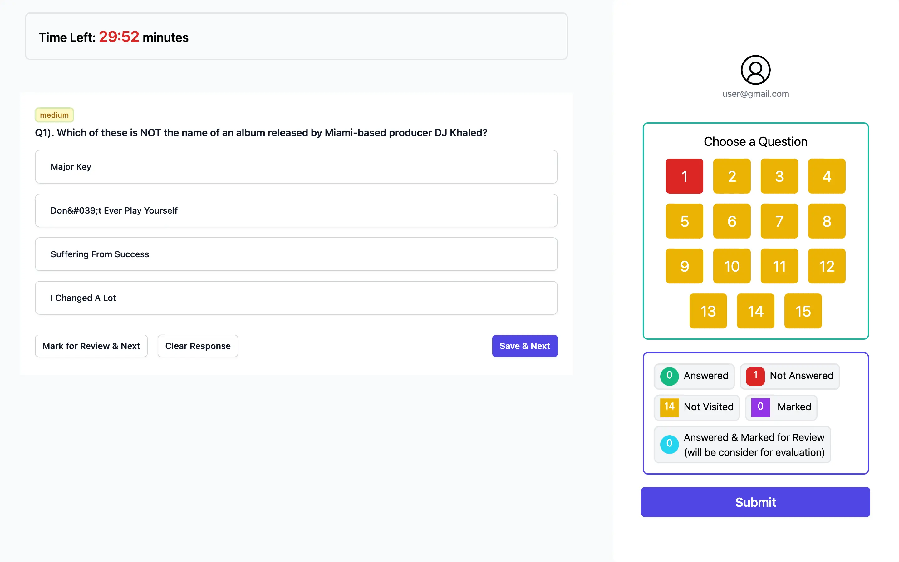 Competitive Exam App